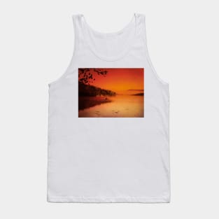 Misty Morning Sunrise photograph Tank Top